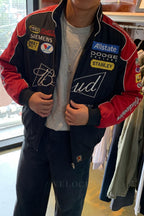 Heritage Racing Jacket Budweiser NASCAR Black Edition