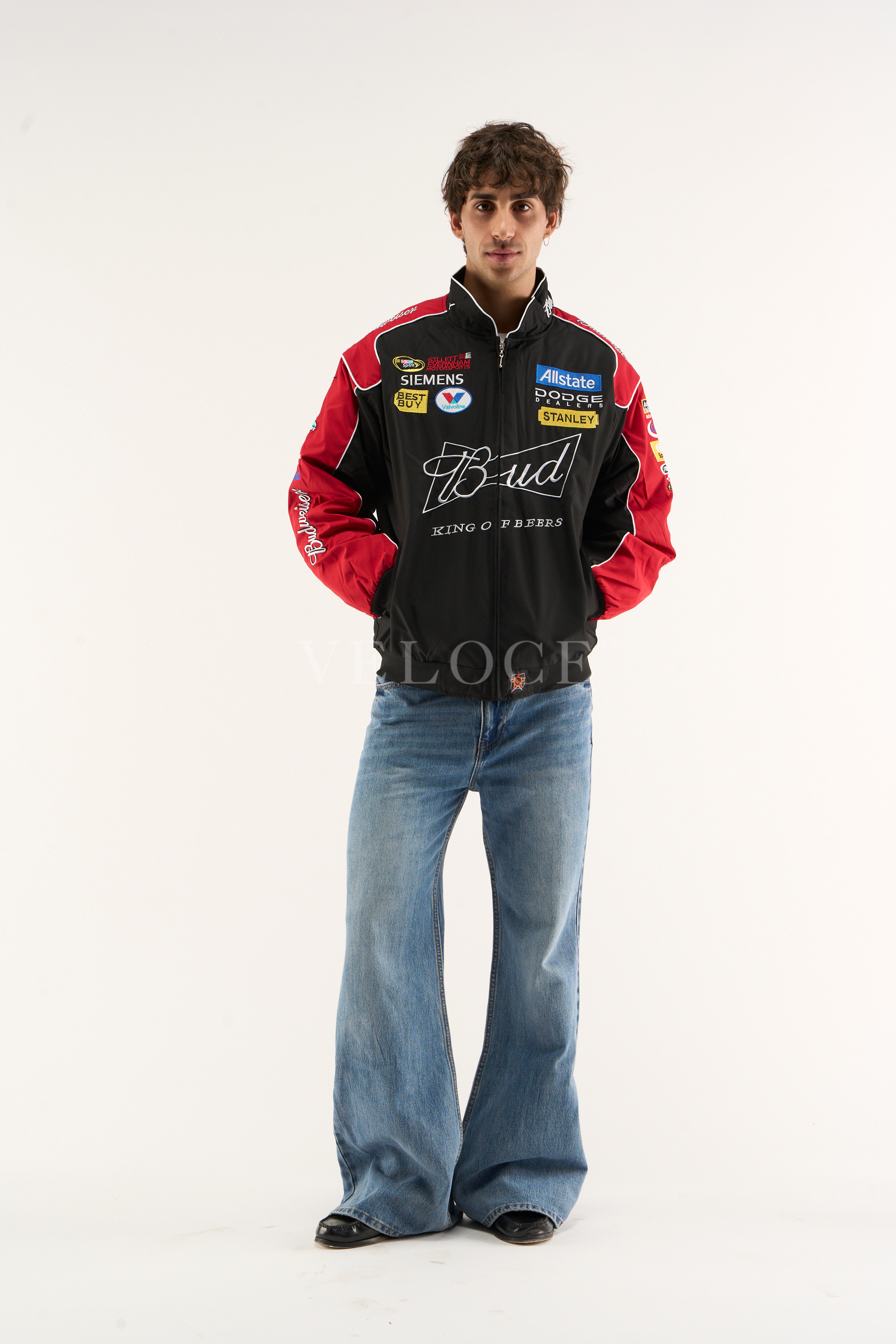 Heritage Racing Jacket Budweiser NASCAR Black Edition