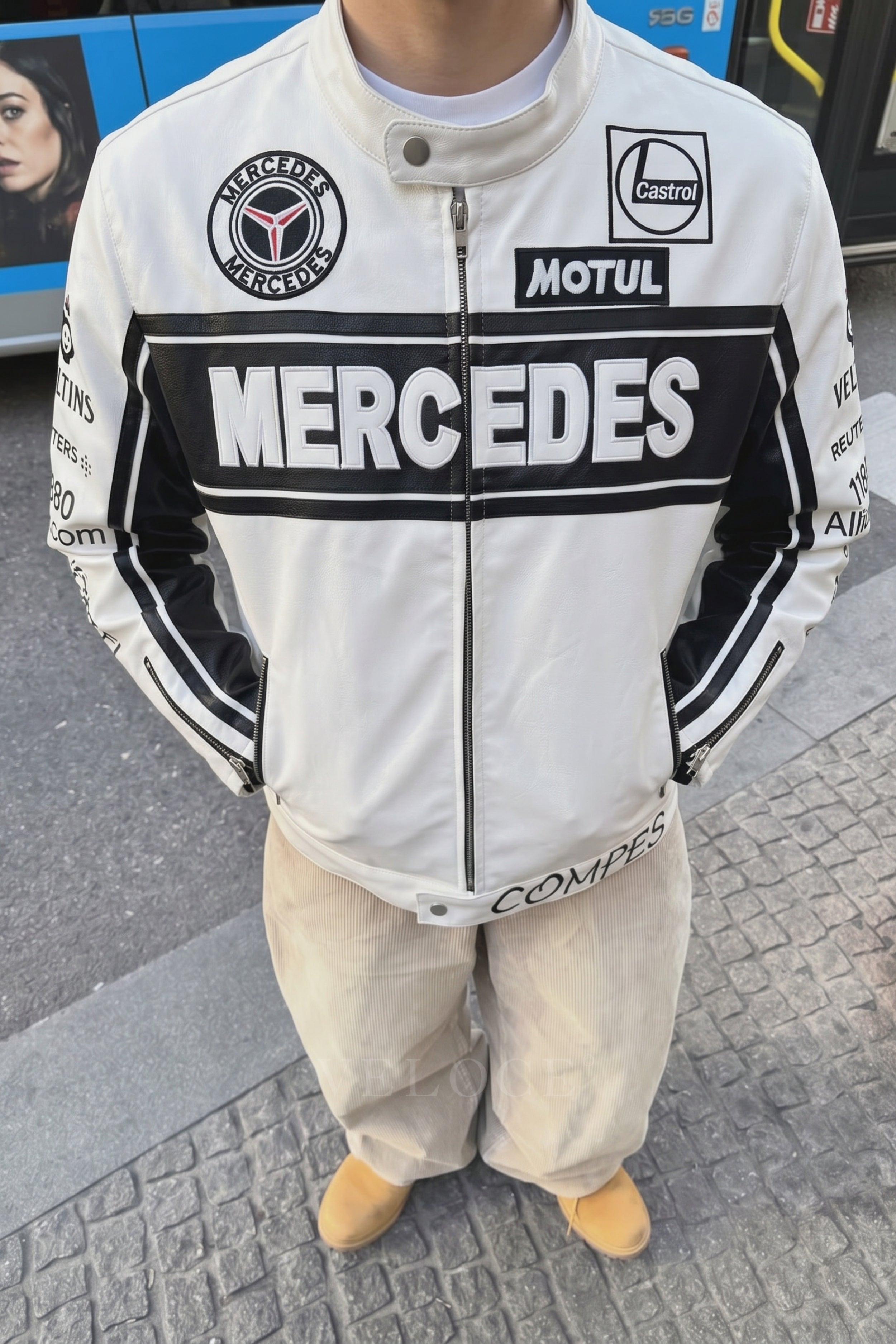 Heritage Racing Jacket Mercedes Benz Vintage Racing
