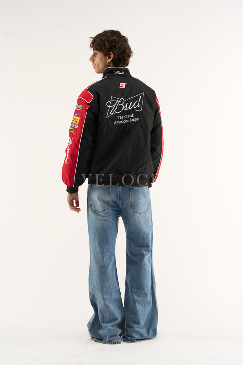Heritage Racing Jacket Budweiser NASCAR Black Edition