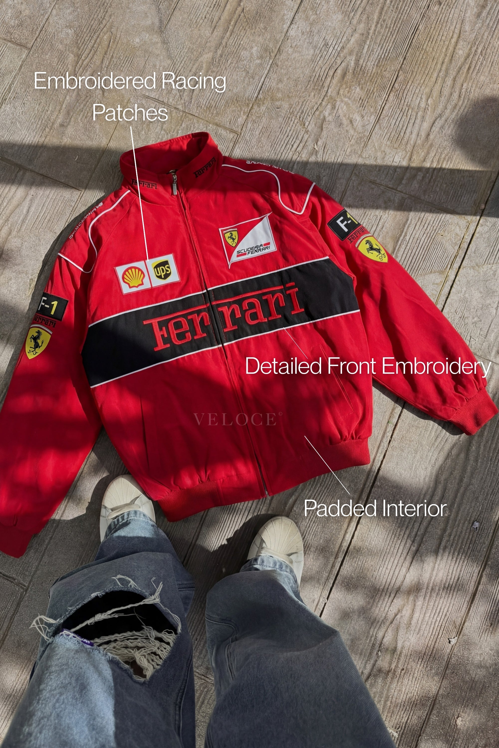 Heritage Racing Jacket Ferrari F1 Red Edition