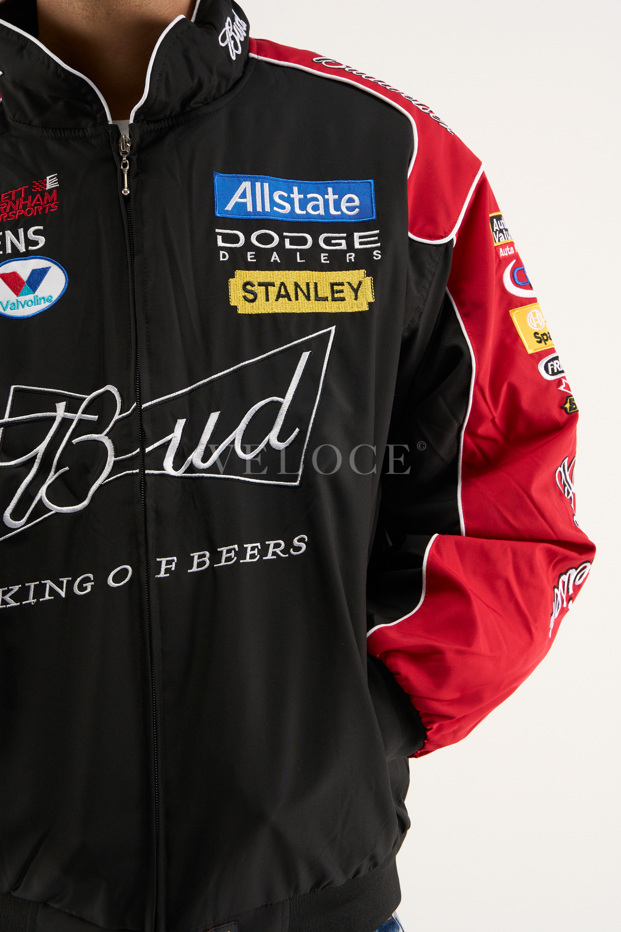 Heritage Racing Jacket Budweiser NASCAR Black Edition