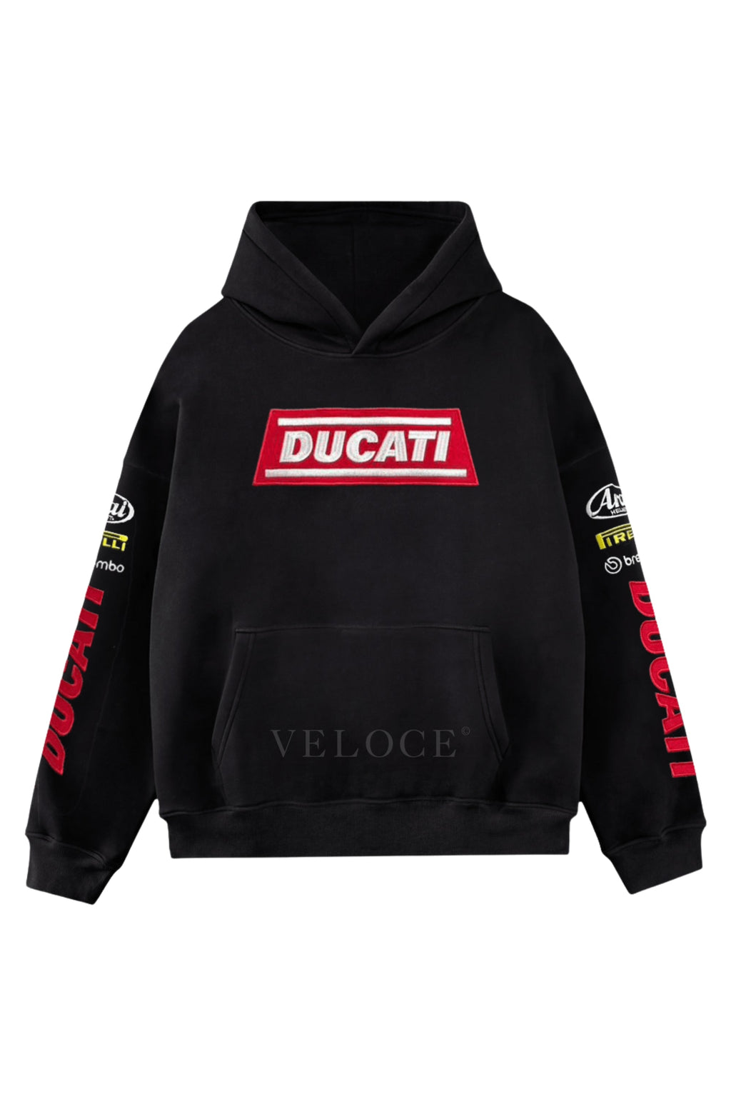 Heritage Cap Ducati Racing Hoodie Full Embroidered Edition