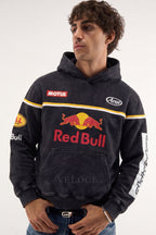 Heritage Cap Red Bull Racing Hoodie Carbon Wash