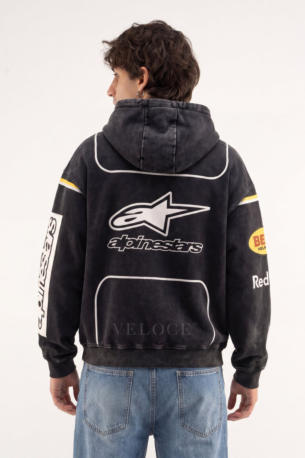 Heritage Cap Red Bull Racing Hoodie Carbon Wash