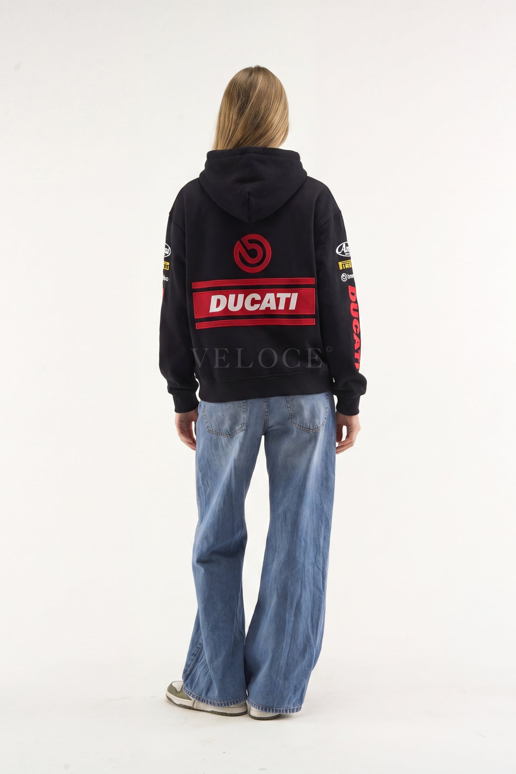 Heritage Cap Ducati Racing Hoodie Full Embroidered Edition