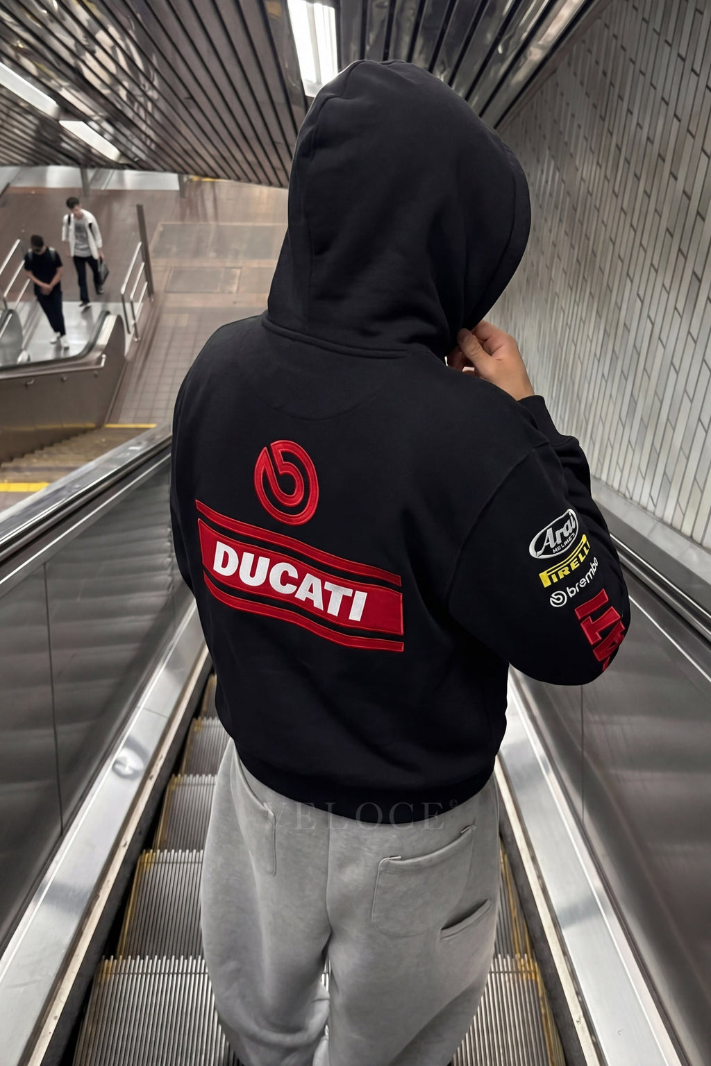 Heritage Cap Ducati Racing Hoodie Full Embroidered Edition