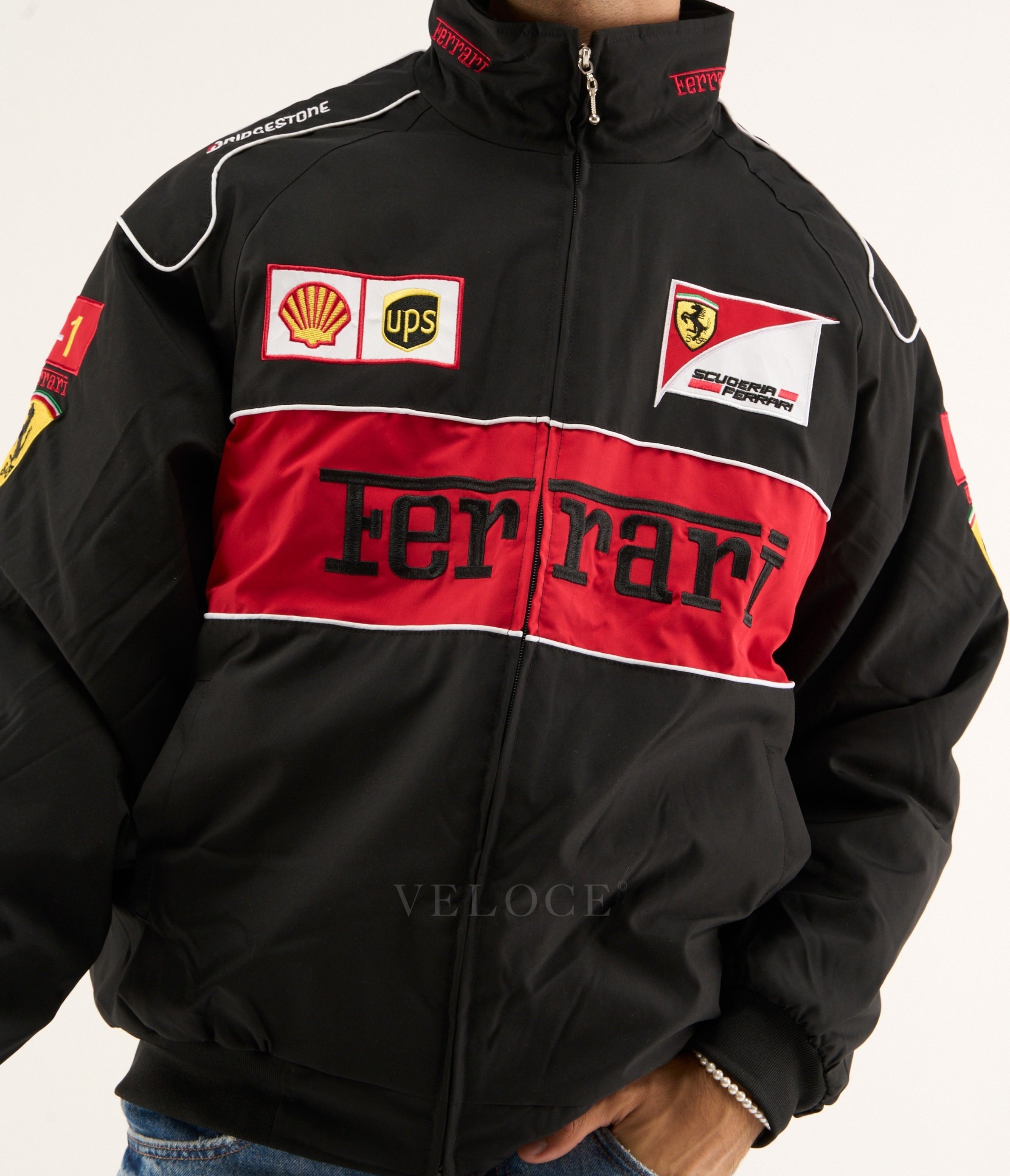 Heritage Racing Jacket Ferrari F1 Black Edition