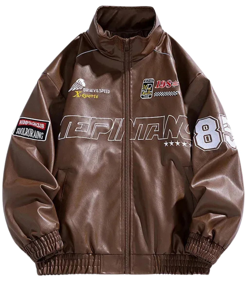 Heritage Racing Jacket LAP 85 Brown Racing Jacket