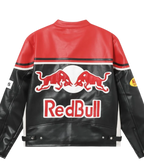 Heritage Racing Jacket Red Bull Leather Racing Jacket