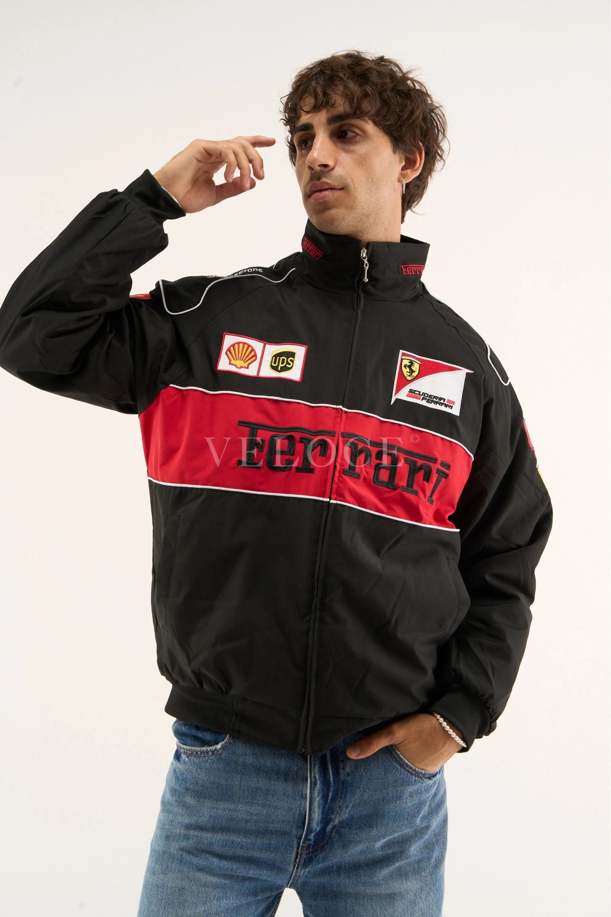 Heritage Racing Jacket Ferrari F1 Black Edition