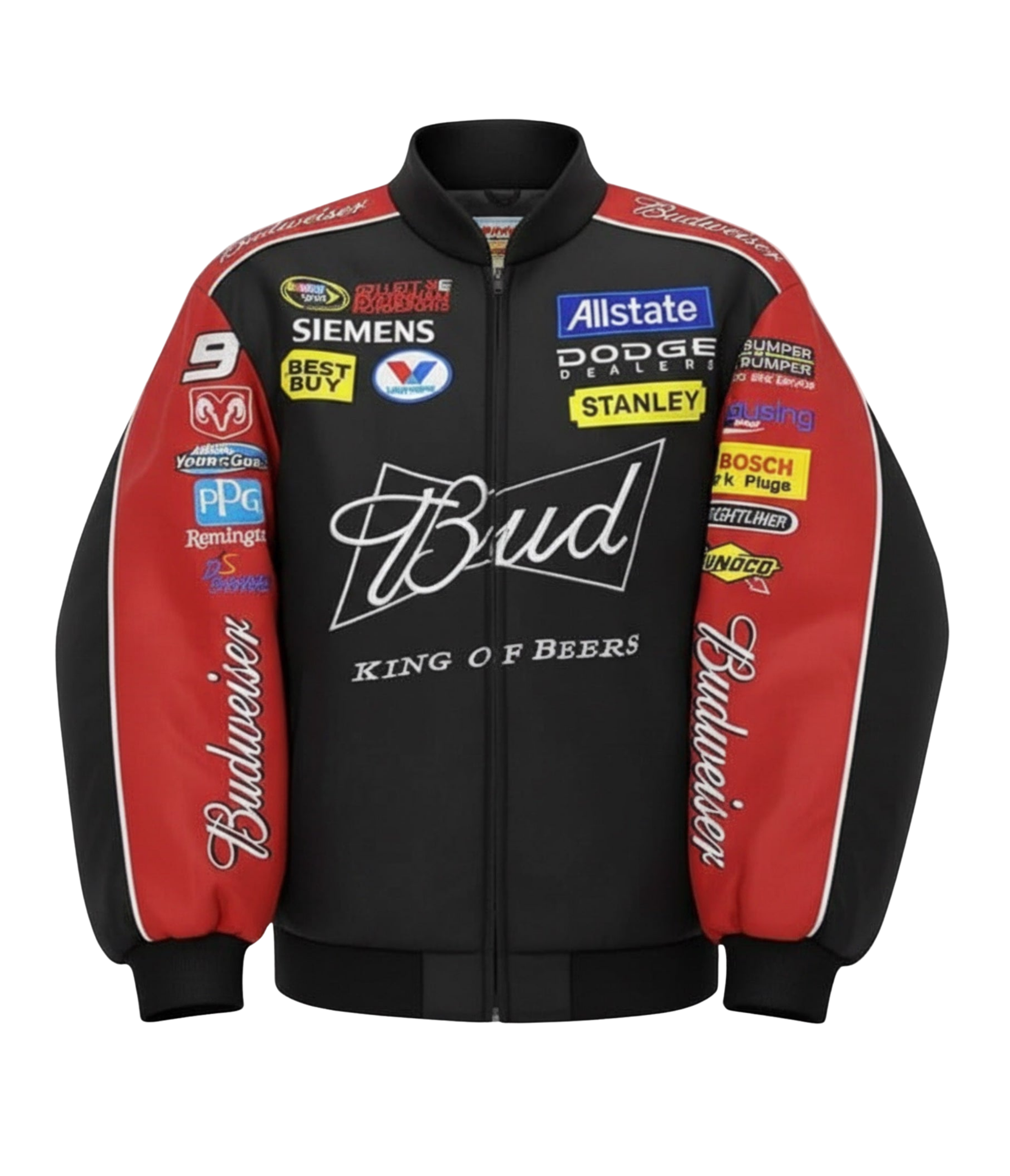 Heritage Racing Jacket Budweiser NASCAR Black Edition