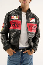 Heritage Leather Jacket Ferrari F1 Red Edition