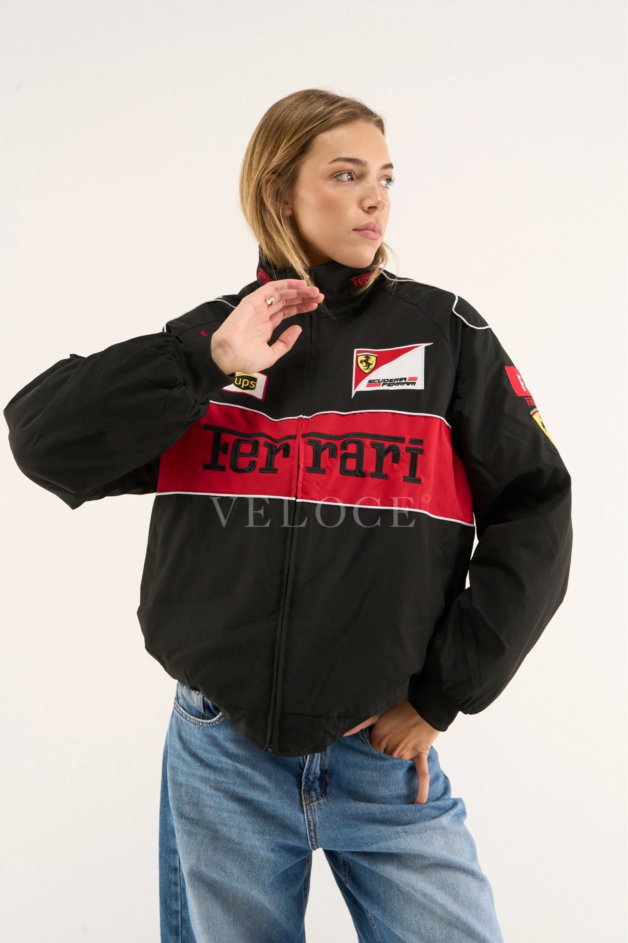 Heritage Racing Jacket Ferrari F1 Black Edition