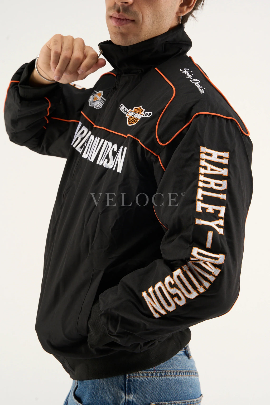 Heritage Leather Jacket Harley Davidson Vintage Jacket