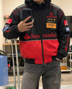 Heritage Leather Jacket McLaren x Mercedes Benz Vintage Jacket Red Edition