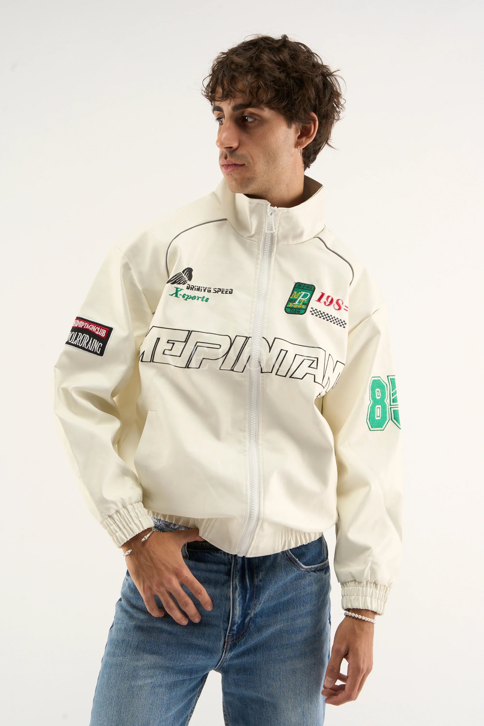 Heritage Racing Jacket LAP 85 White Racing Jacket
