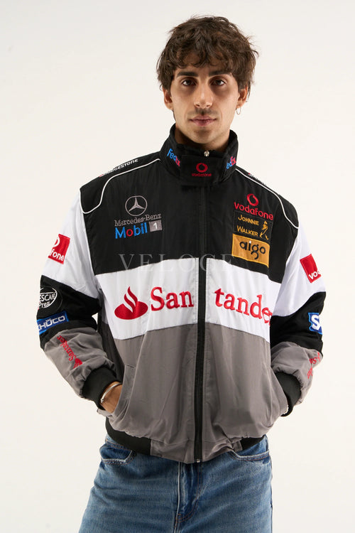 Heritage Leather Jacket McLaren F1 x Mercedes Benz Vintage Jacket