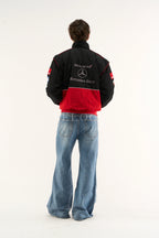 Heritage Leather Jacket McLaren x Mercedes Benz Vintage Jacket Red Edition