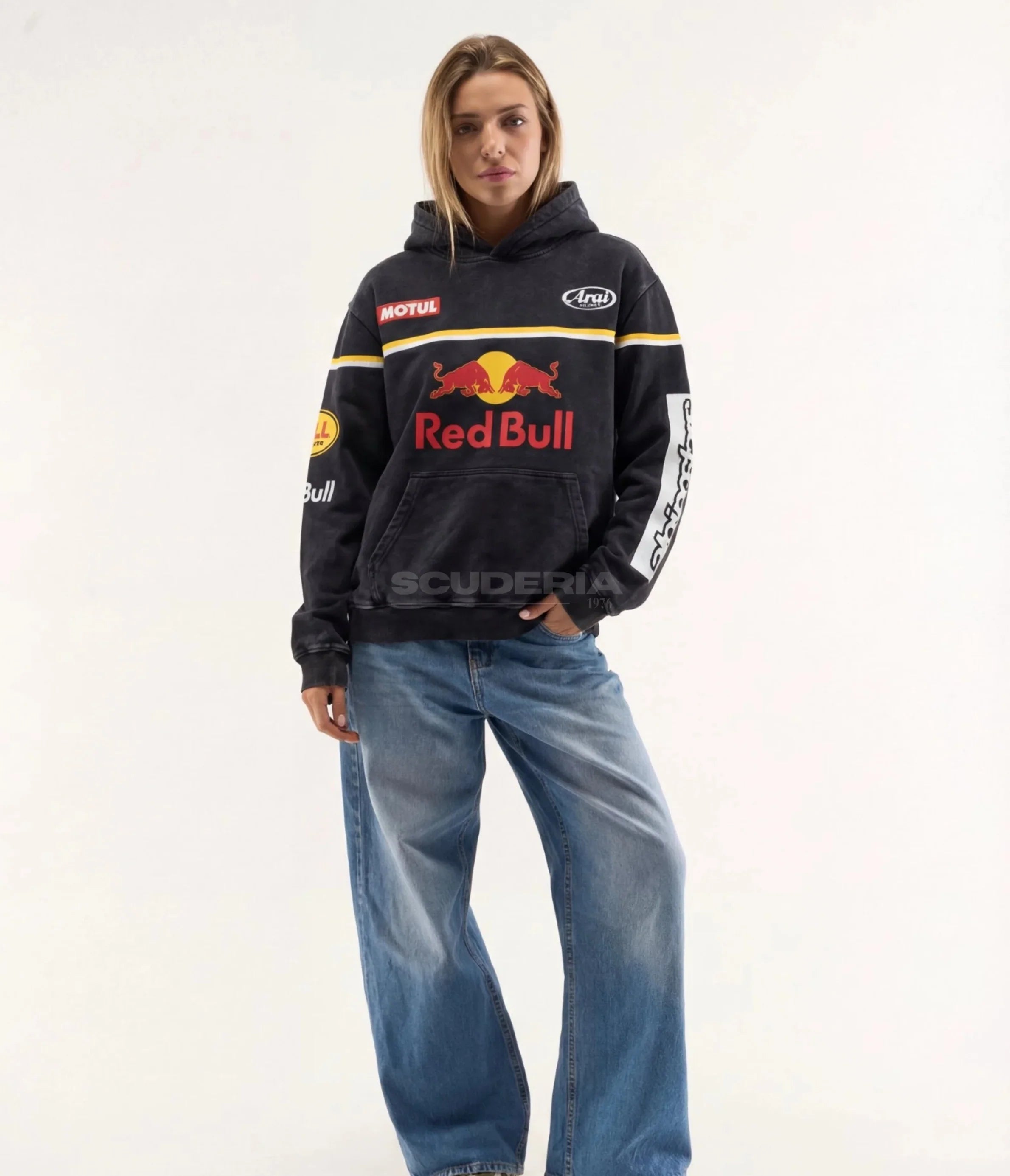 Heritage Cap Red Bull Racing Hoodie Carbon Wash