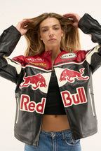 Heritage Racing Jacket Red Bull Leather Racing Jacket